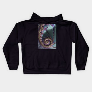 Fluorescent Spiral Kids Hoodie